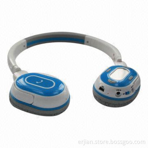 SD card wireless headphone for computer, Bluetooth for smartphones, MP3 players with OLED screen